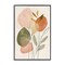 Stupell Industries Soft Organic Shape Botanicals Framed Giclee Wall Art Design by LSR Design Studio